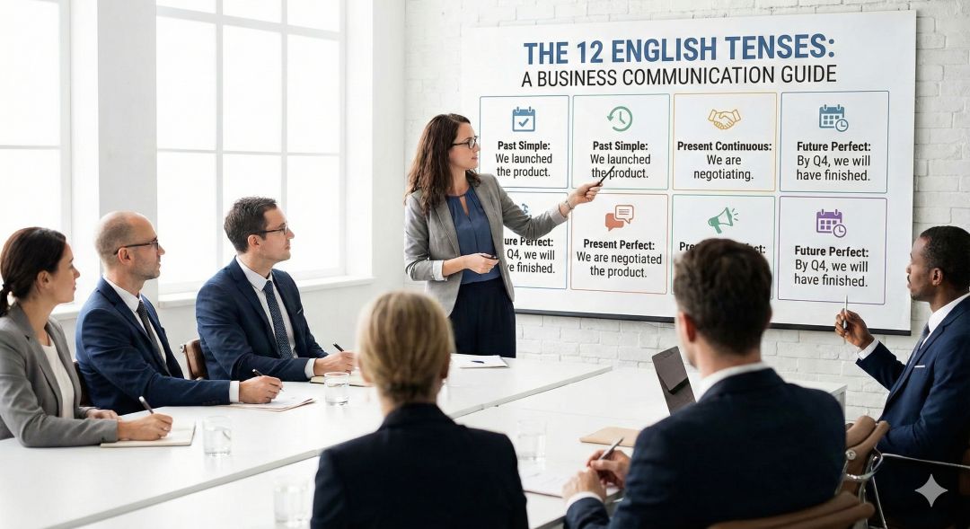 The 12 English Tenses: A Business Communication Guide